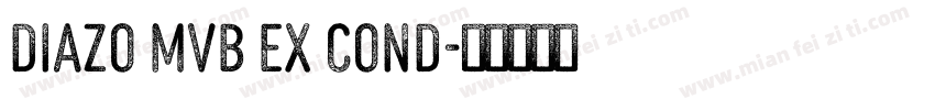 diazo mvb ex cond字体转换
